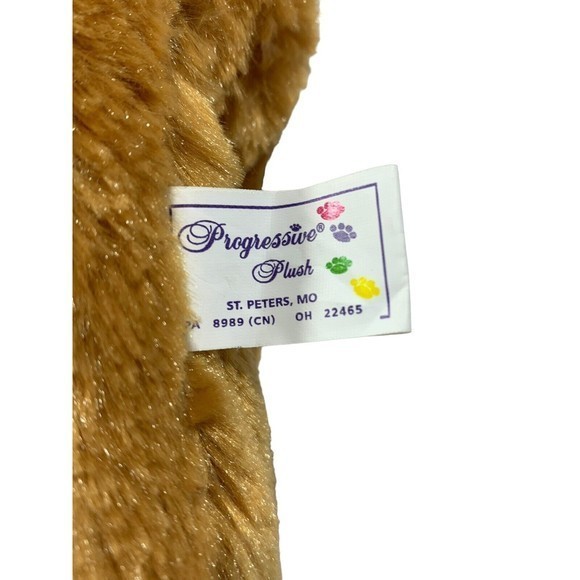 Progressive Plush Bear Couple In Love Red Ribbon Valentine‎ Connected Twiins - Picture 4 of 7